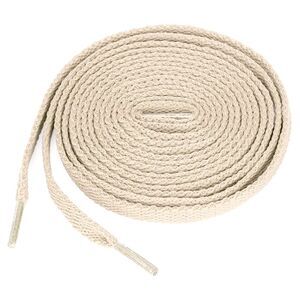 5 Pairs High Durability Athletic Unisex Flat Shoelaces for Sneakers Beige